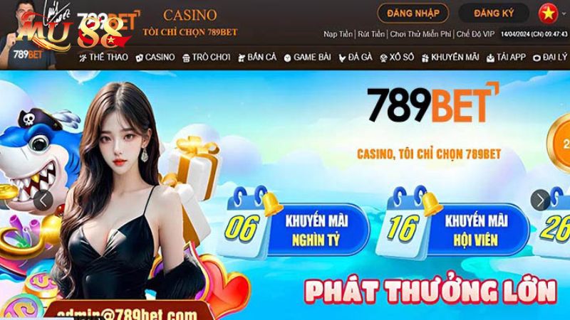 Nhà cái uy tín chơi trực tuyến 789bet có vô vàn ưu đãi 