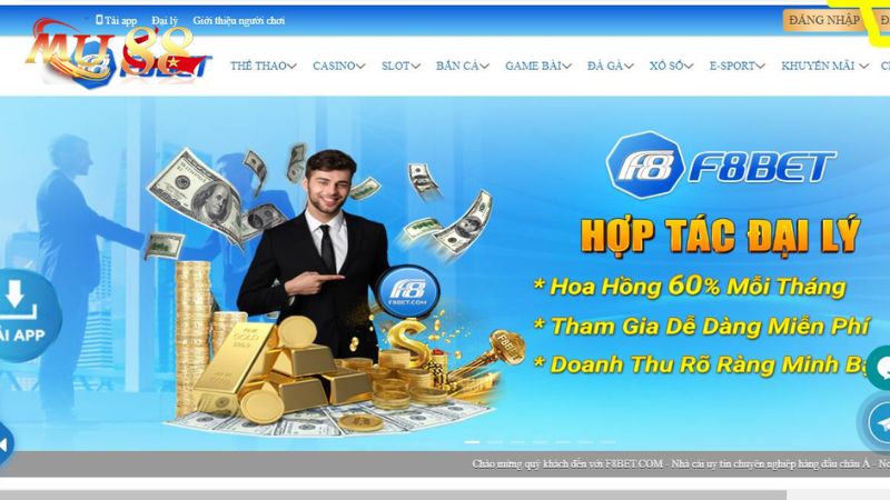 F8bet thuộc Top 10 nhà cái uy tín và chất lượng của Việt Nam